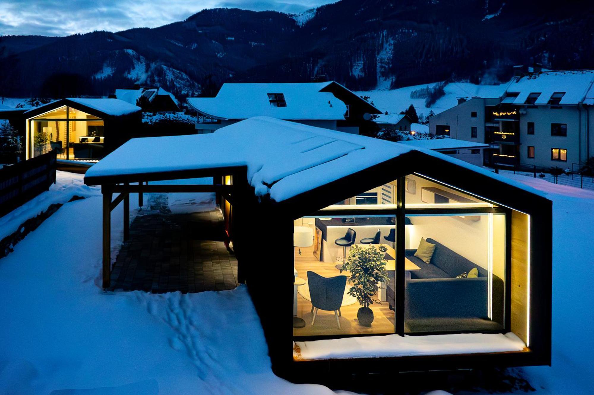 Chalet Stuhleckblick-Ferienhaus Direkt An Der Piste Und Mit Eigener Sauna Spital am Semmering Exteriör bild